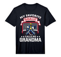 Mens My Favorite Goalie Calls Me Grandma T-Shirt - Graphic Print Men Women - T-Shirt, Sweatshirt, Hoodie