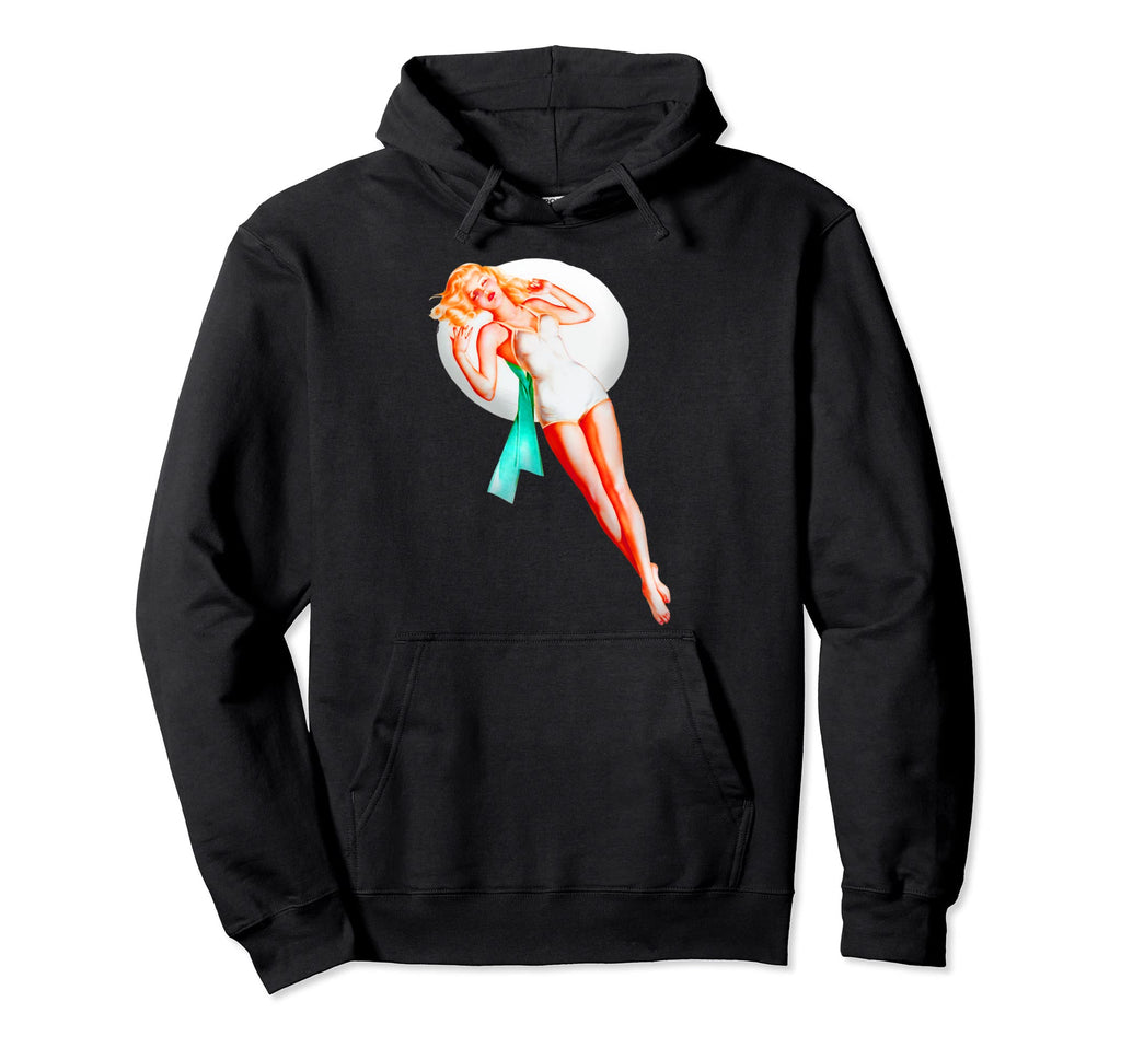 Beautiful Glamour Pinup 1950S Hoodie - Custom Art Print Men Women - T-Shirt, Sweatshirt, Hoodie