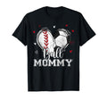 Ball Mommy Baseball Soccer Heart Nana T-Shirt - Aesthetic Graphic Unisex - T-Shirt, Sweatshirt, Hoodie