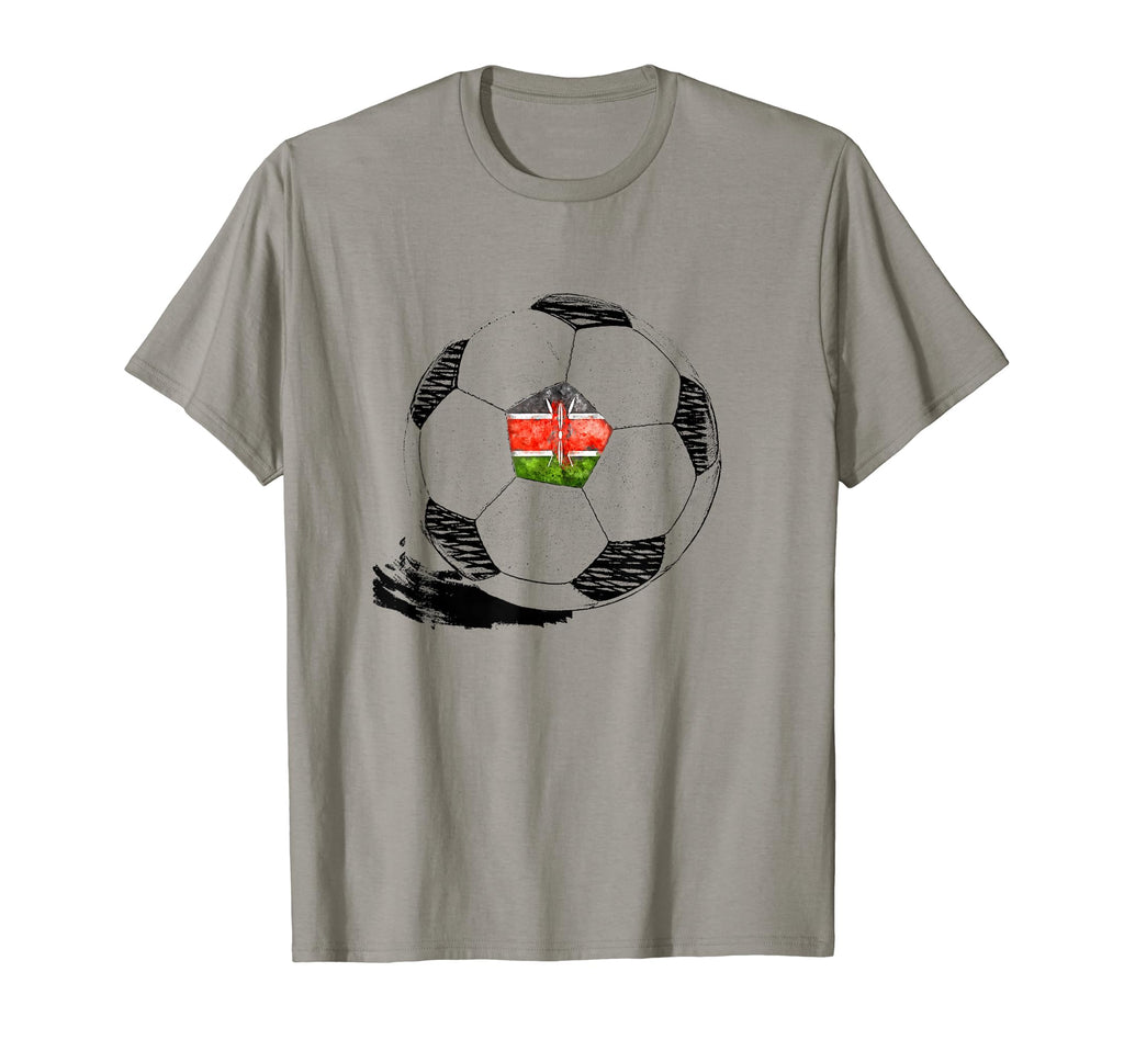 Soccer Kenya Flag Kenyan Pride T-Shirt - Trendy Graphic for Adults - T-Shirt, Sweatshirt, Hoodie