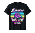 Grandma Roller Roller Skating Birthday T-Shirt - Aesthetic Graphic Unisex - T-Shirt, Sweatshirt, Hoodie