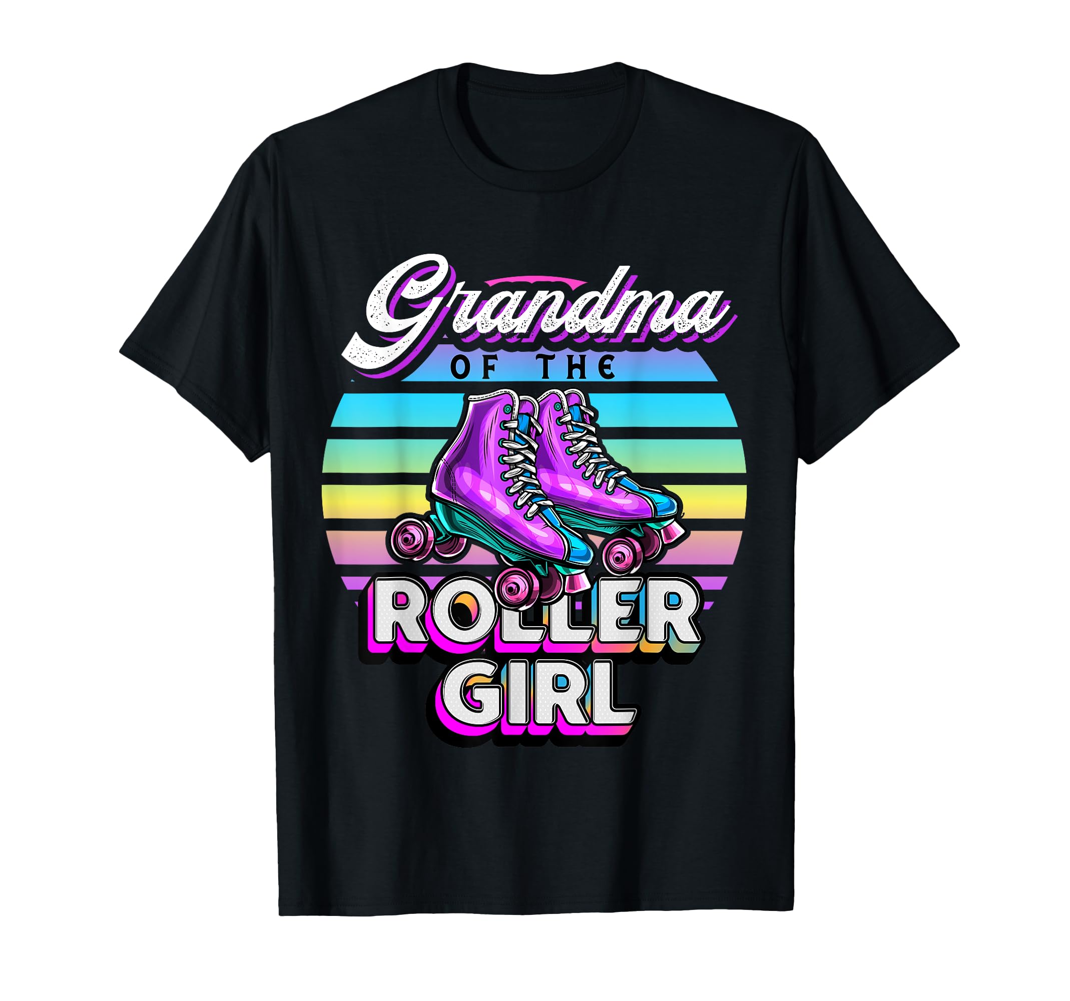 Grandma Roller Roller Skating Birthday T-Shirt - Aesthetic Graphic Unisex - T-Shirt, Sweatshirt, Hoodie