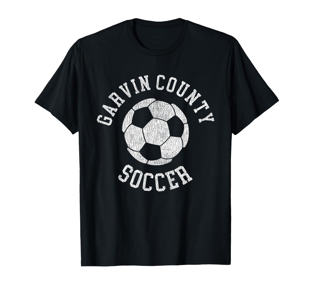 Garvin County Soccer Distressed 90S T-Shirt - Custom Art Print for Adults - T-Shirt, Sweatshirt, Hoodie