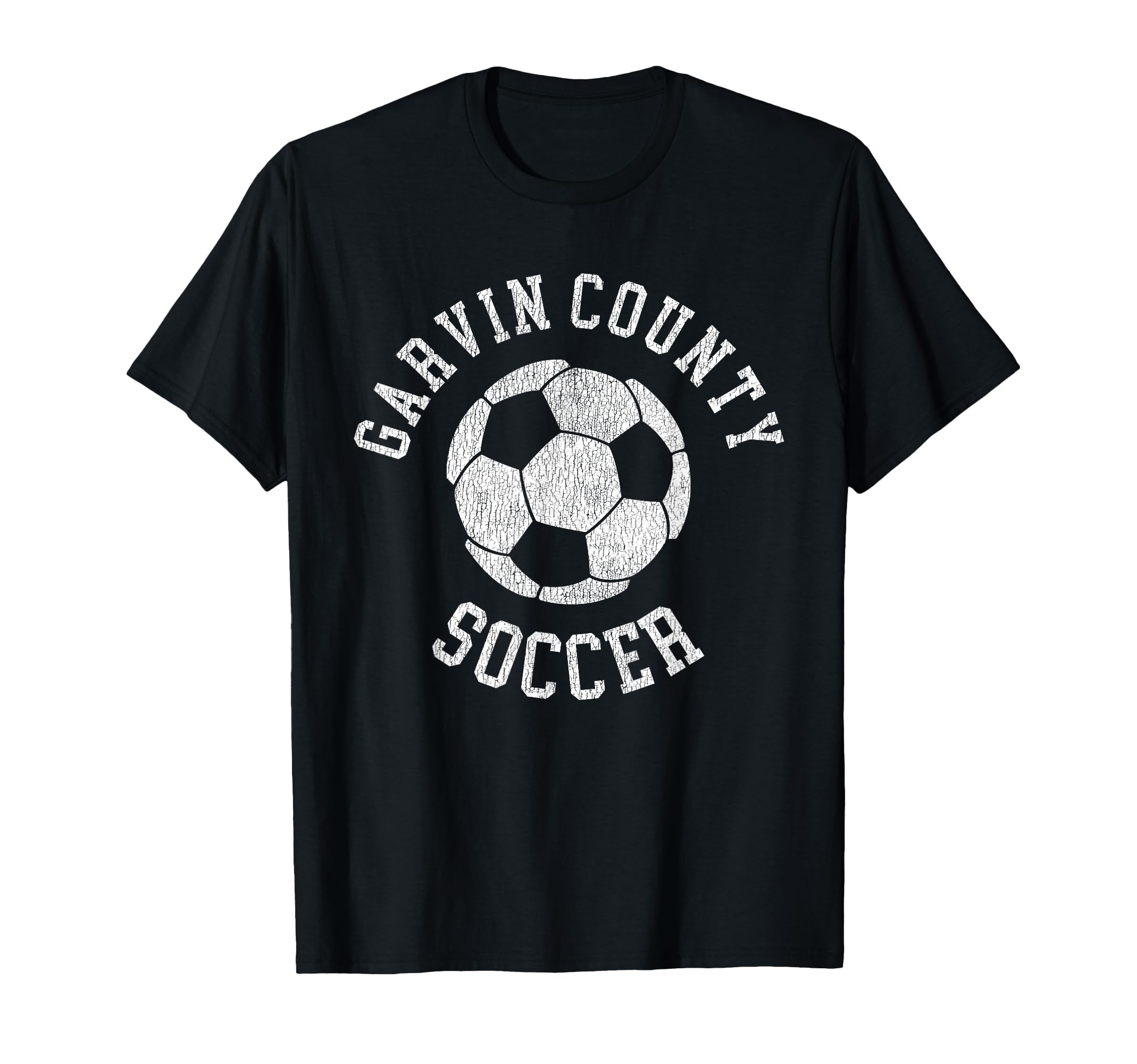 Garvin County Soccer Distressed 90S T-Shirt - Custom Art Print for Adults - T-Shirt, Sweatshirt, Hoodie