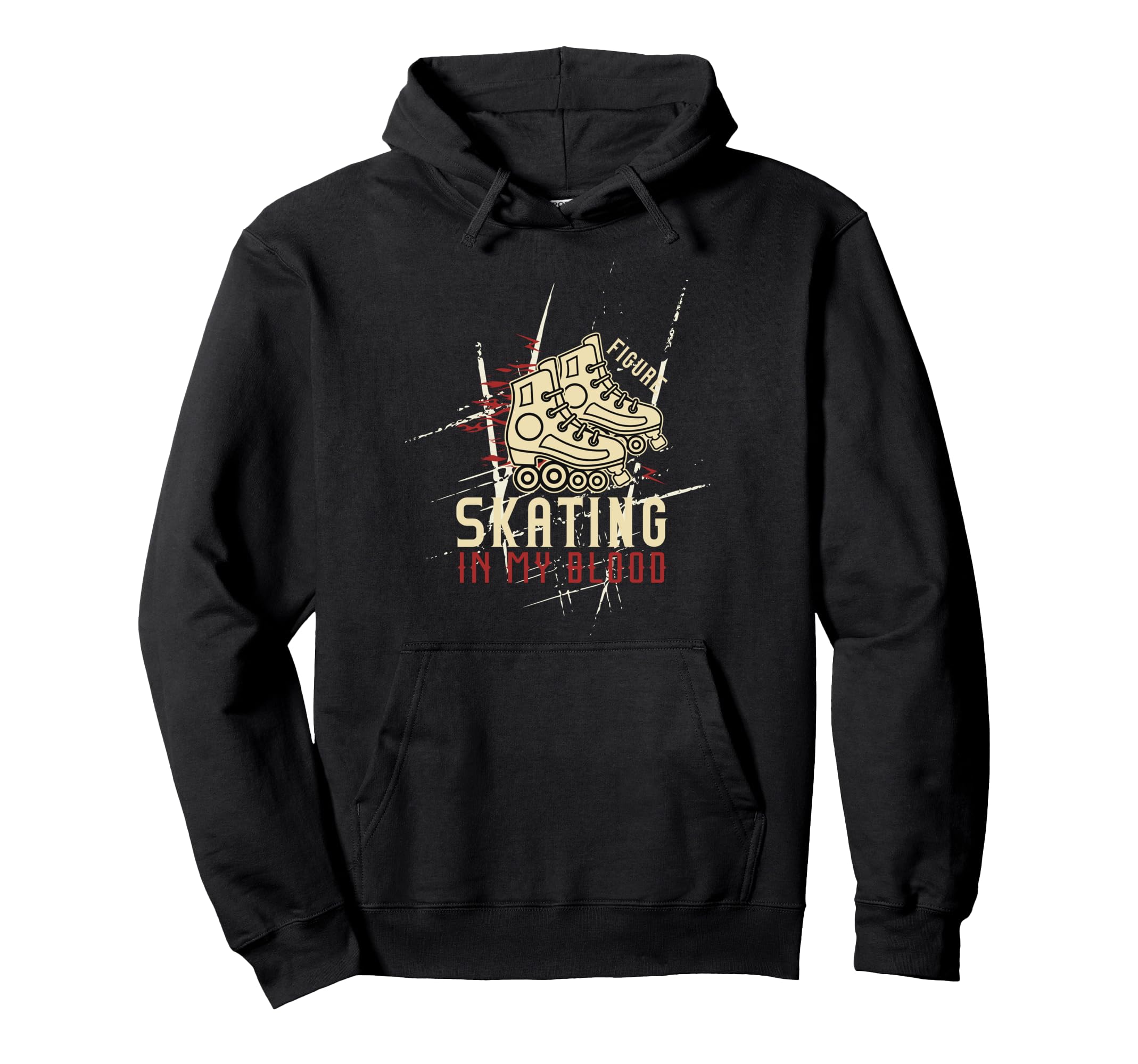Vibrations Wheels Roller Skate Hoodie - Novelty Apparel Men Women - T-Shirt, Sweatshirt, Hoodie