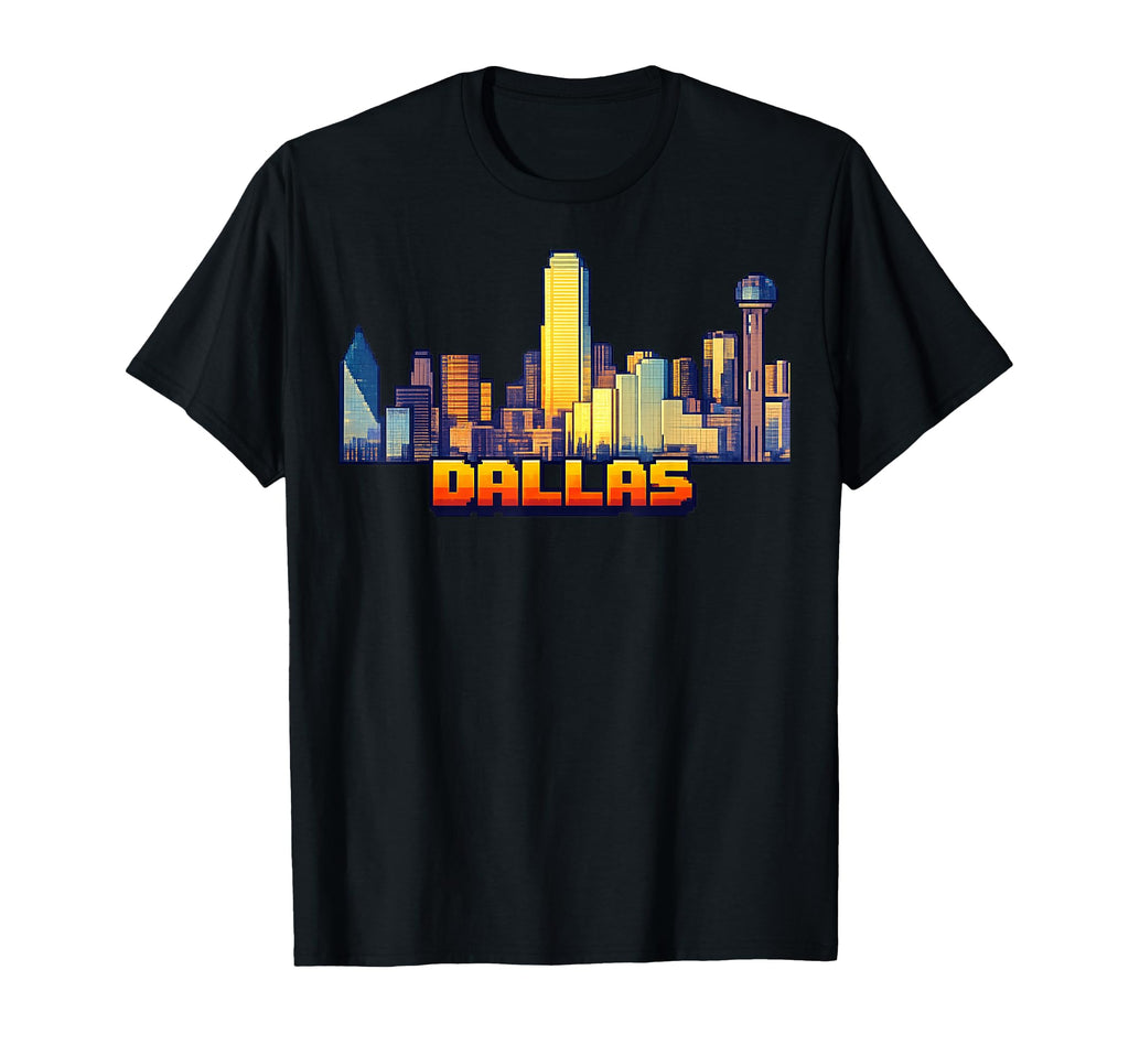 Dallas Video Arcade Gamer Gaming 80S T-Shirt - Aesthetic Graphic Men Women - T-Shirt, Sweatshirt, Hoodie