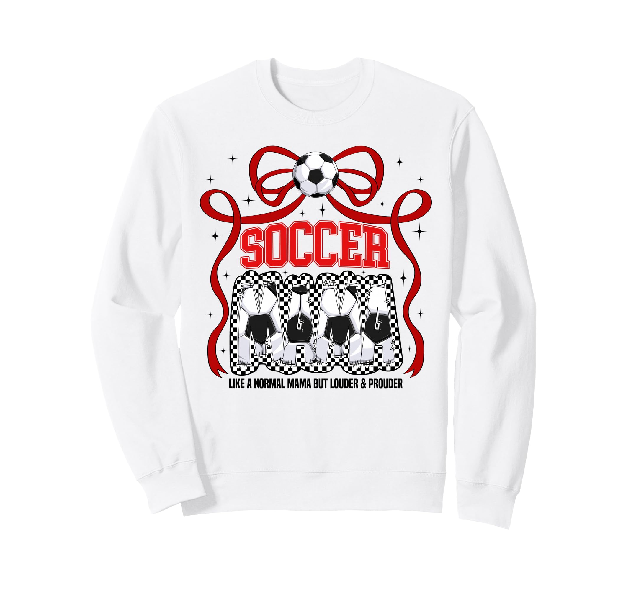 Soccer Mama Mom Coquette Soccer Sweatshirt - Custom Art Print Unisex - T-Shirt, Sweatshirt, Hoodie