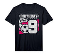 9 Year Old Soccer Birthday 9Th T-Shirt - Custom Art Print Men Women - T-Shirt, Sweatshirt, Hoodie