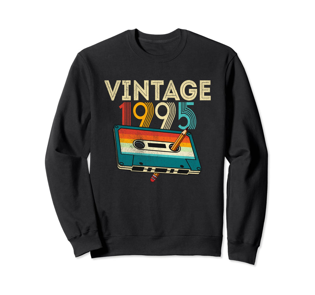 30 Year Old Gifts 1995 Cassette Tape Sweatshirt - Unique Graphic Unisex - T-Shirt, Sweatshirt, Hoodie