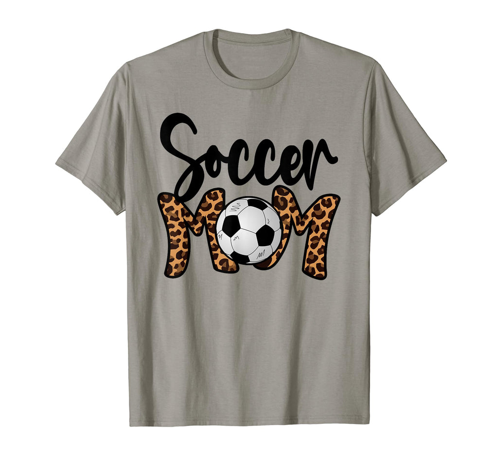 Soccer Mom Leopard Soccer Mama T-Shirt - Streetwear Style for Adults - T-Shirt, Sweatshirt, Hoodie