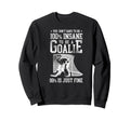 Ice Hockey Goalie Goalkeeper Sweatshirt - Fun Novelty Design Men Women - T-Shirt, Sweatshirt, Hoodie