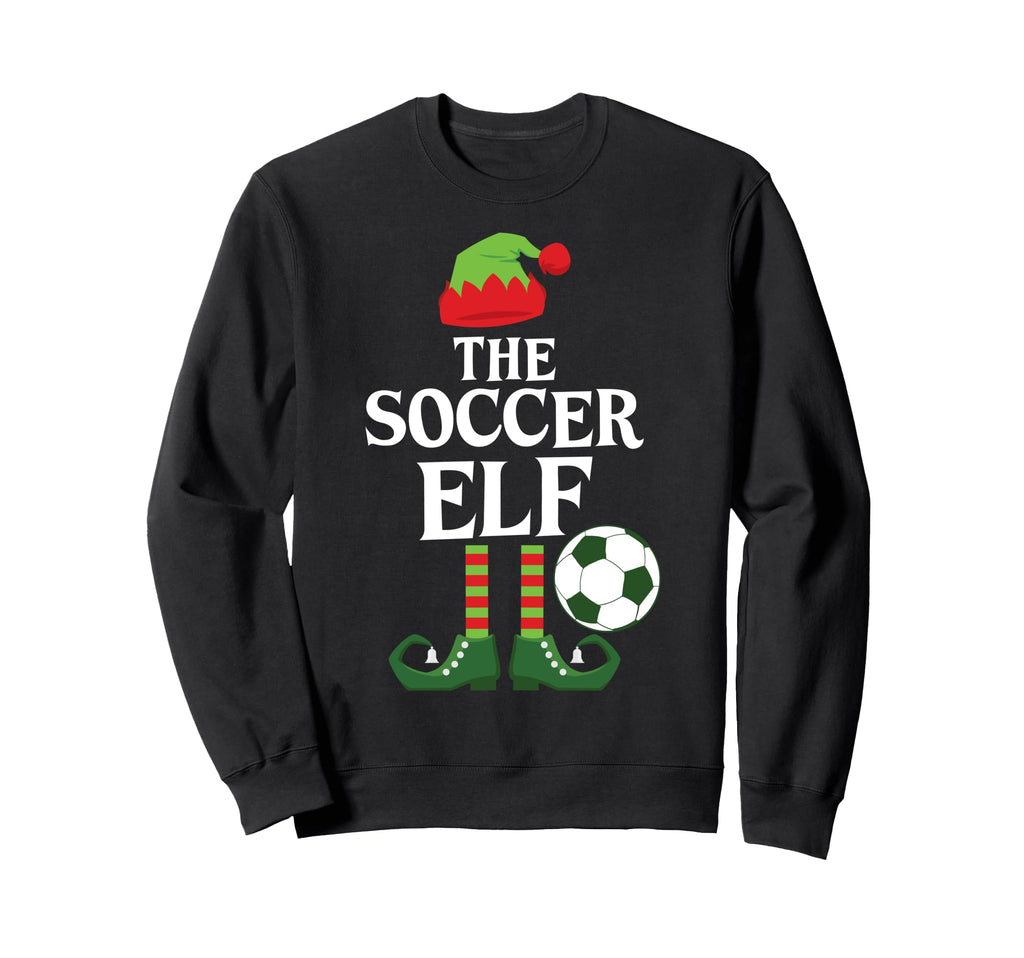 Soccer Elf Family Group Matching Sweatshirt - Aesthetic Graphic Unisex - T-Shirt, Sweatshirt, Hoodie
