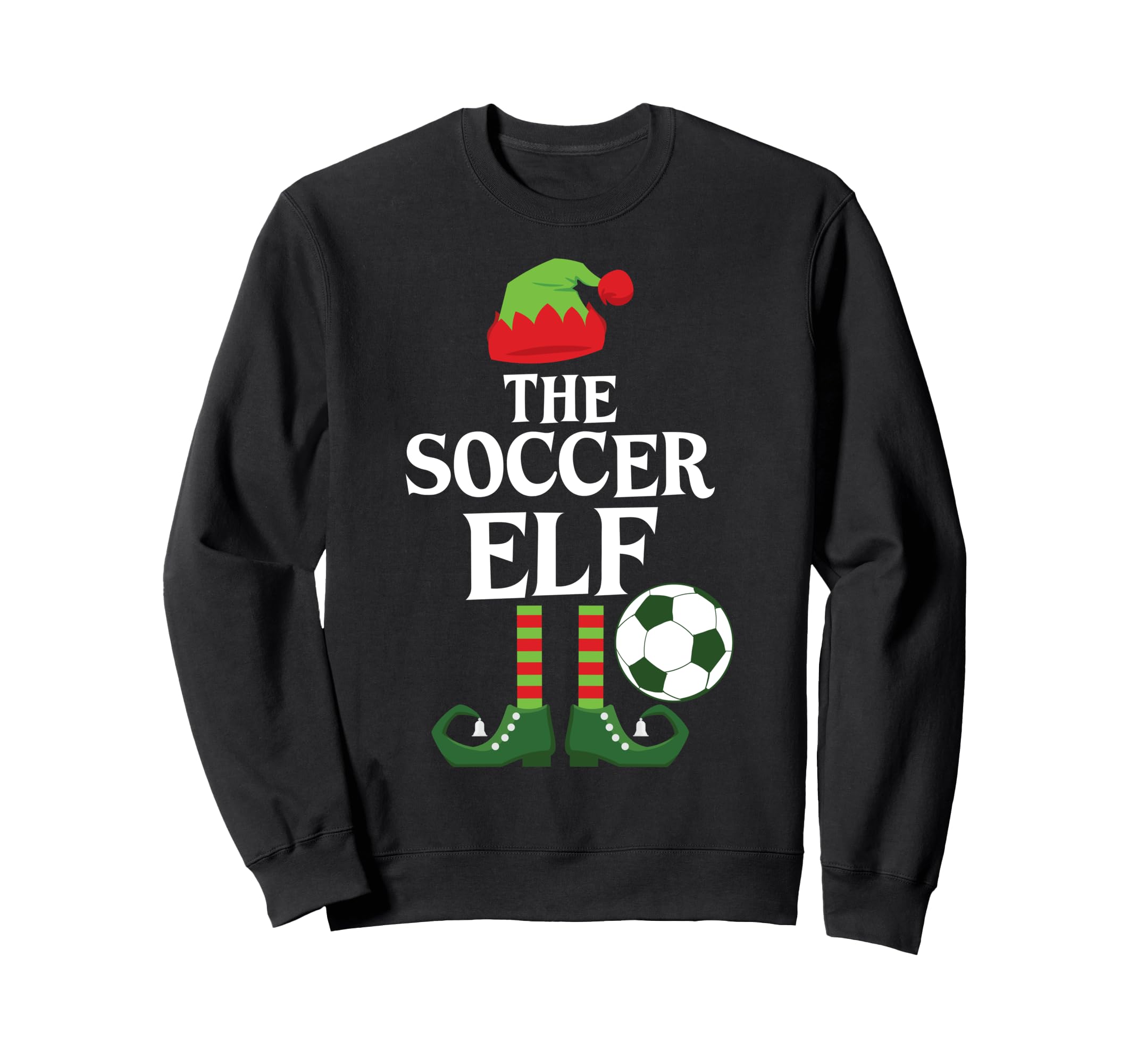 Soccer Elf Family Group Matching Sweatshirt - Aesthetic Graphic Unisex - T-Shirt, Sweatshirt, Hoodie