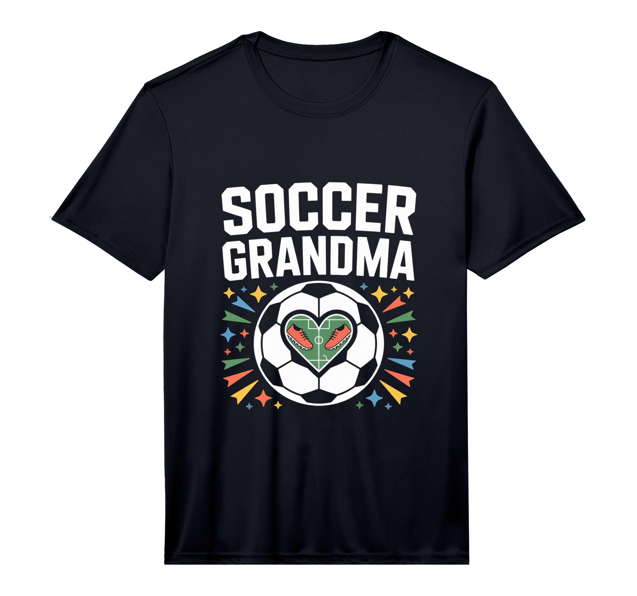 Mens Soccer Grandma Heart Field Cleats T-Shirt - Unique Graphic Unisex - T-Shirt, Sweatshirt, Hoodie