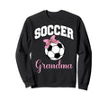 Soccer Grandma Coquette Bow Soccer Ball Sweatshirt - Unique Graphic Unisex - T-Shirt, Sweatshirt, Hoodie