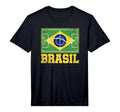 Brazil Soccer Field Flag Brasil T-Shirt - Novelty Apparel Men Women - T-Shirt, Sweatshirt, Hoodie