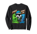 I Was 6 Now Im 7 Birthday Soccer Sweatshirt - Unique Graphic for Adults - T-Shirt, Sweatshirt, Hoodie