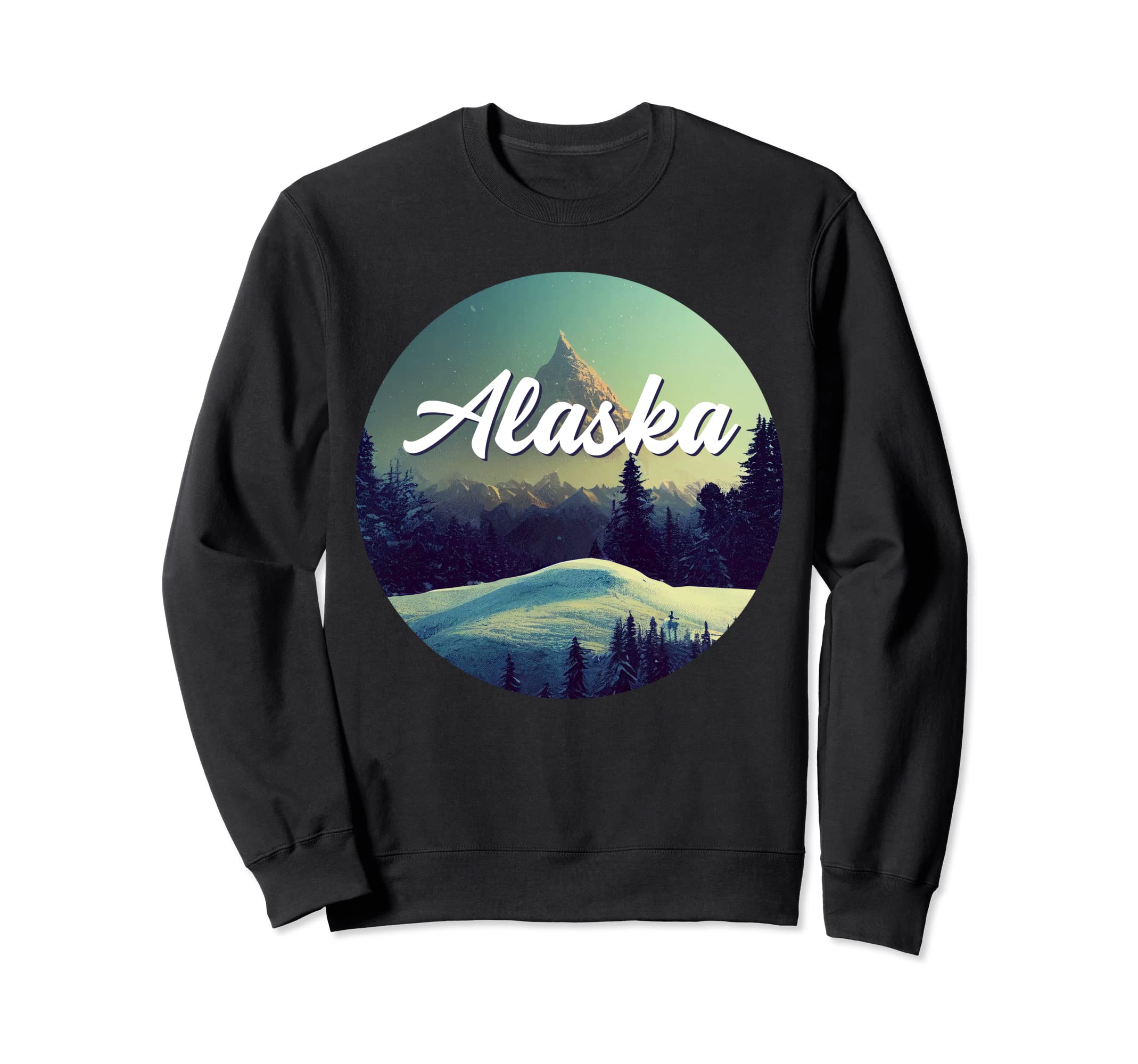 Alaska Mountains Hike National Sweatshirt - Custom Art Print for Adults - T-Shirt, Sweatshirt, Hoodie