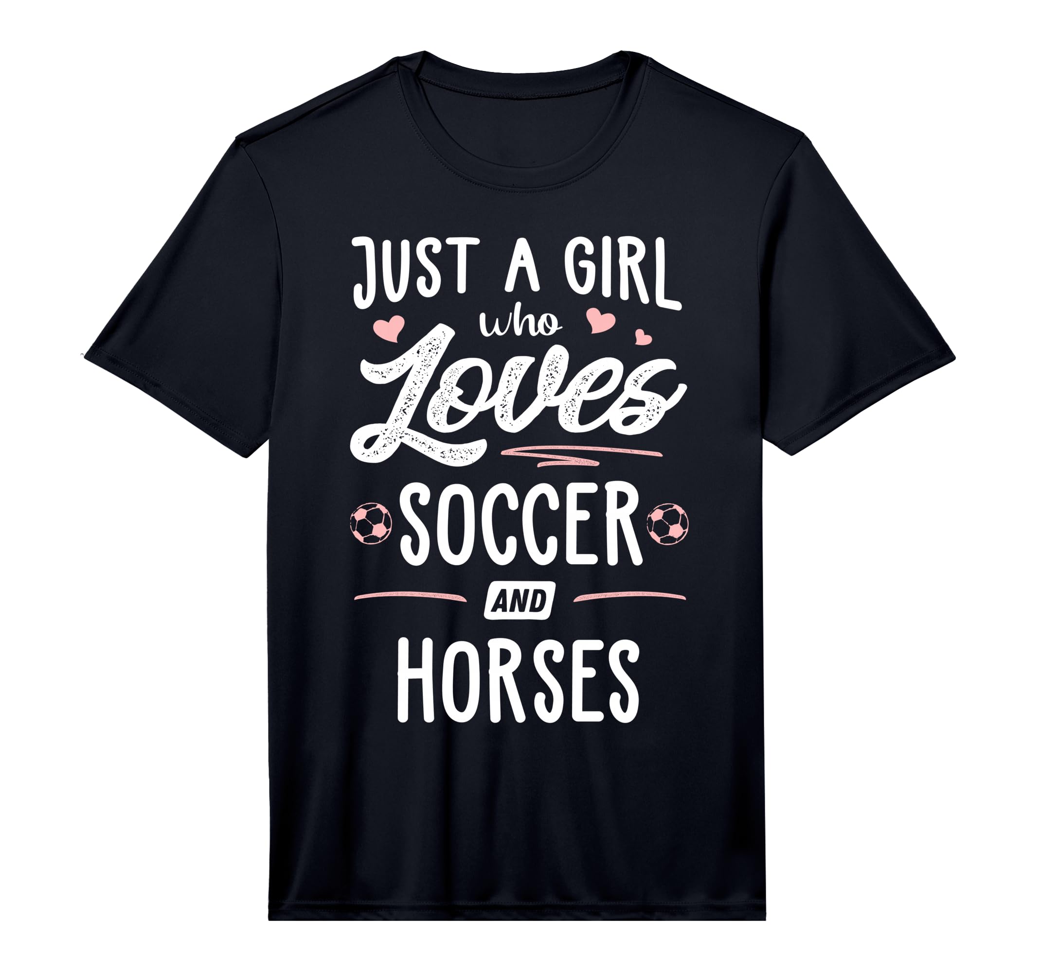 Just Who Loves Soccer And Horses Gift T-Shirt - Minimalist Print Men Women - T-Shirt, Sweatshirt, Hoodie