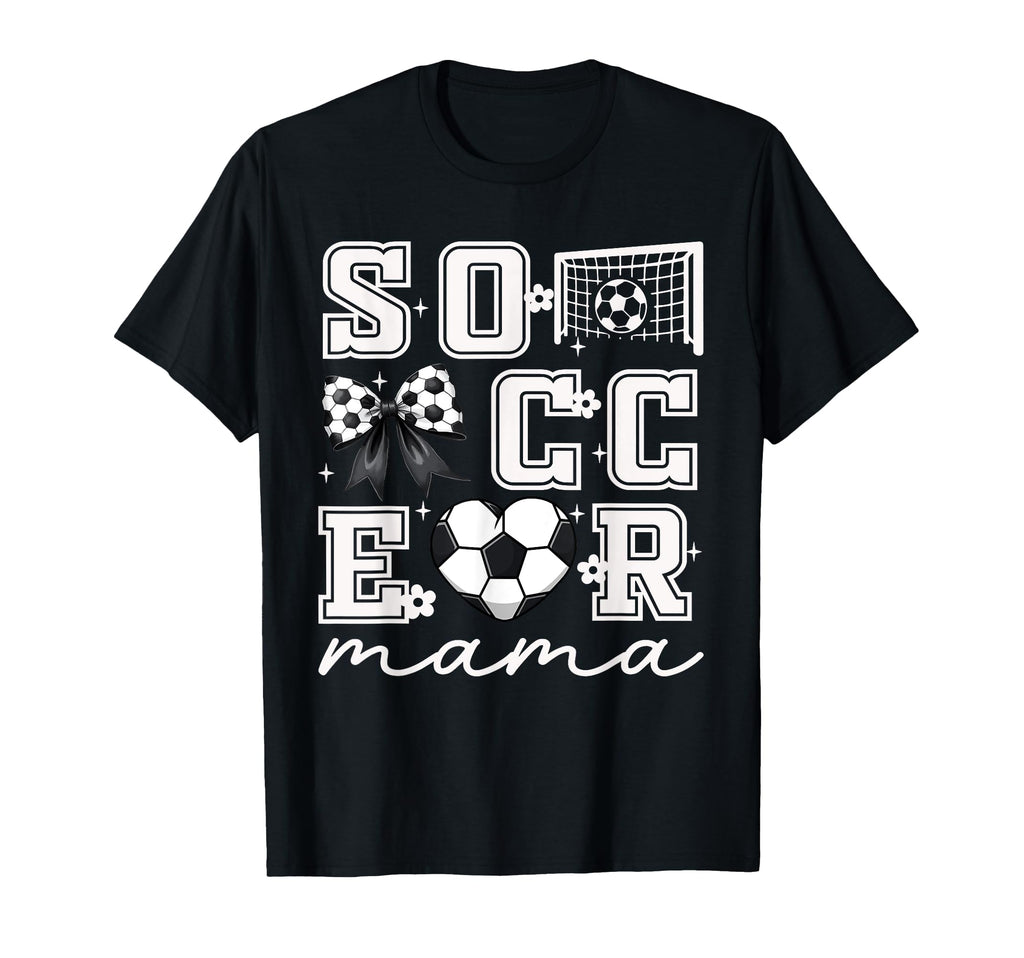 Soccer Mama Coquette Bow Funny Soccer T-Shirt - Aesthetic Graphic Unisex - T-Shirt, Sweatshirt, Hoodie