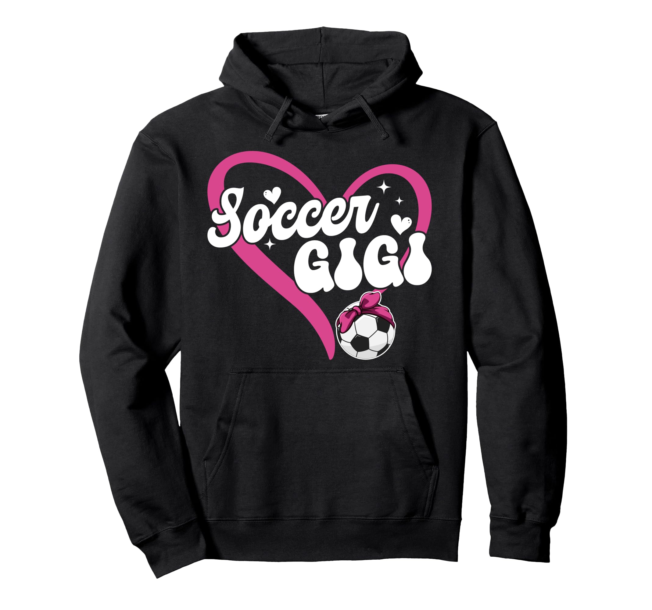 Soccer Gigi Grandma Heart Gigi Soccer Hoodie - Aesthetic Graphic Men Women - T-Shirt, Sweatshirt, Hoodie
