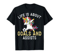 Funny Soccer Life Is About Goals And T-Shirt - Custom Art Print for Adults - T-Shirt, Sweatshirt, Hoodie