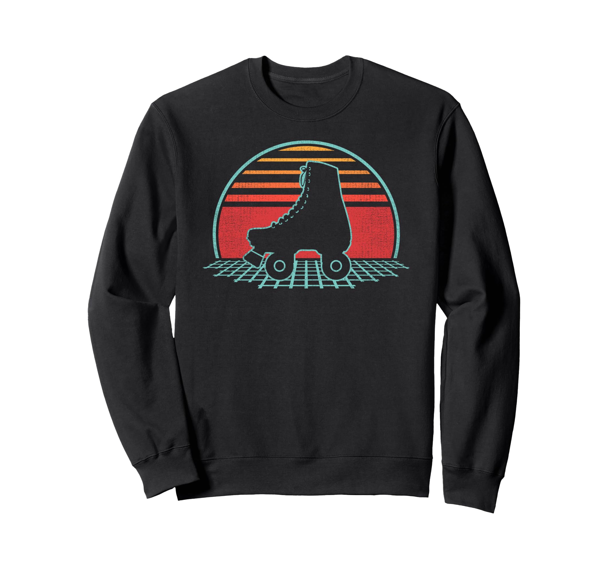 Roller Skates 80S Skating Sweatshirt - Streetwear Style for Adults - T-Shirt, Sweatshirt, Hoodie