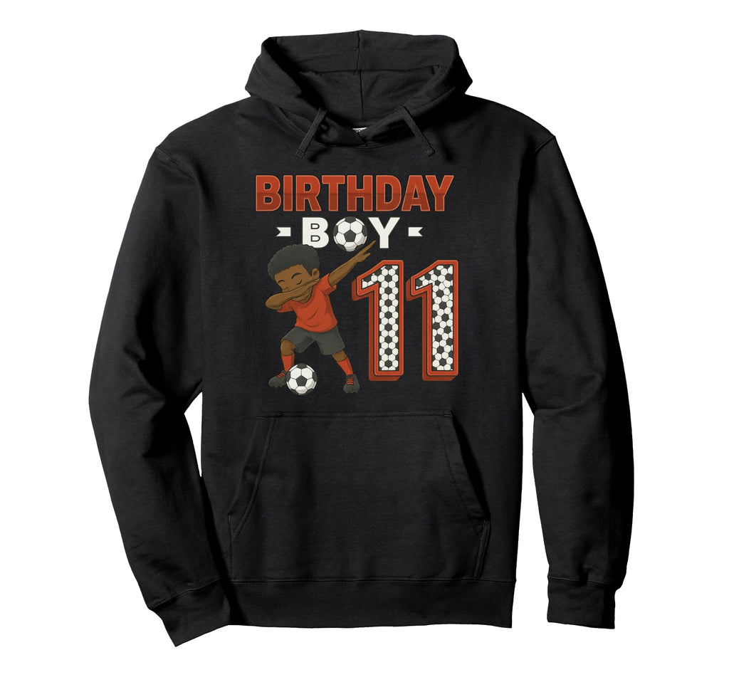 Dabbing 11 Year Old Soccer Player Hoodie - Aesthetic Graphic Men Women - T-Shirt, Sweatshirt, Hoodie
