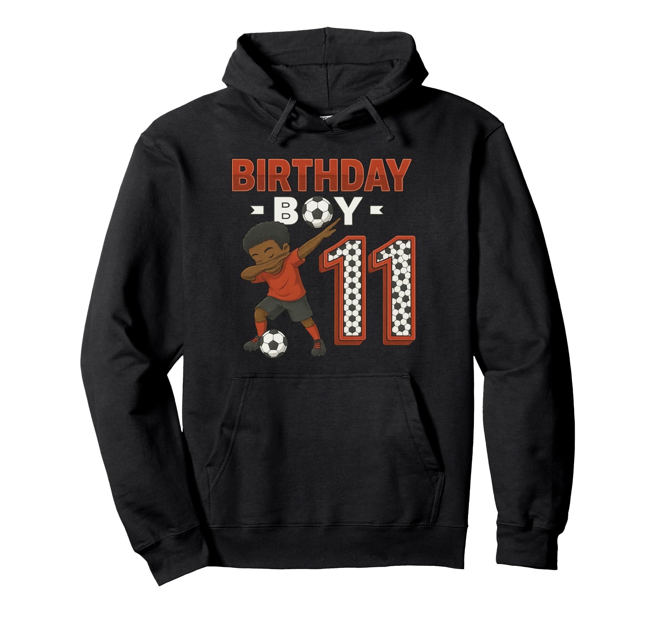 Dabbing 11 Year Old Soccer Player Hoodie - Aesthetic Graphic Men Women - T-Shirt, Sweatshirt, Hoodie