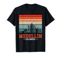 Medellin Colombia Sunset Skyline Medellin T-Shirt - Novelty Apparel Unisex - T-Shirt, Sweatshirt, Hoodie
