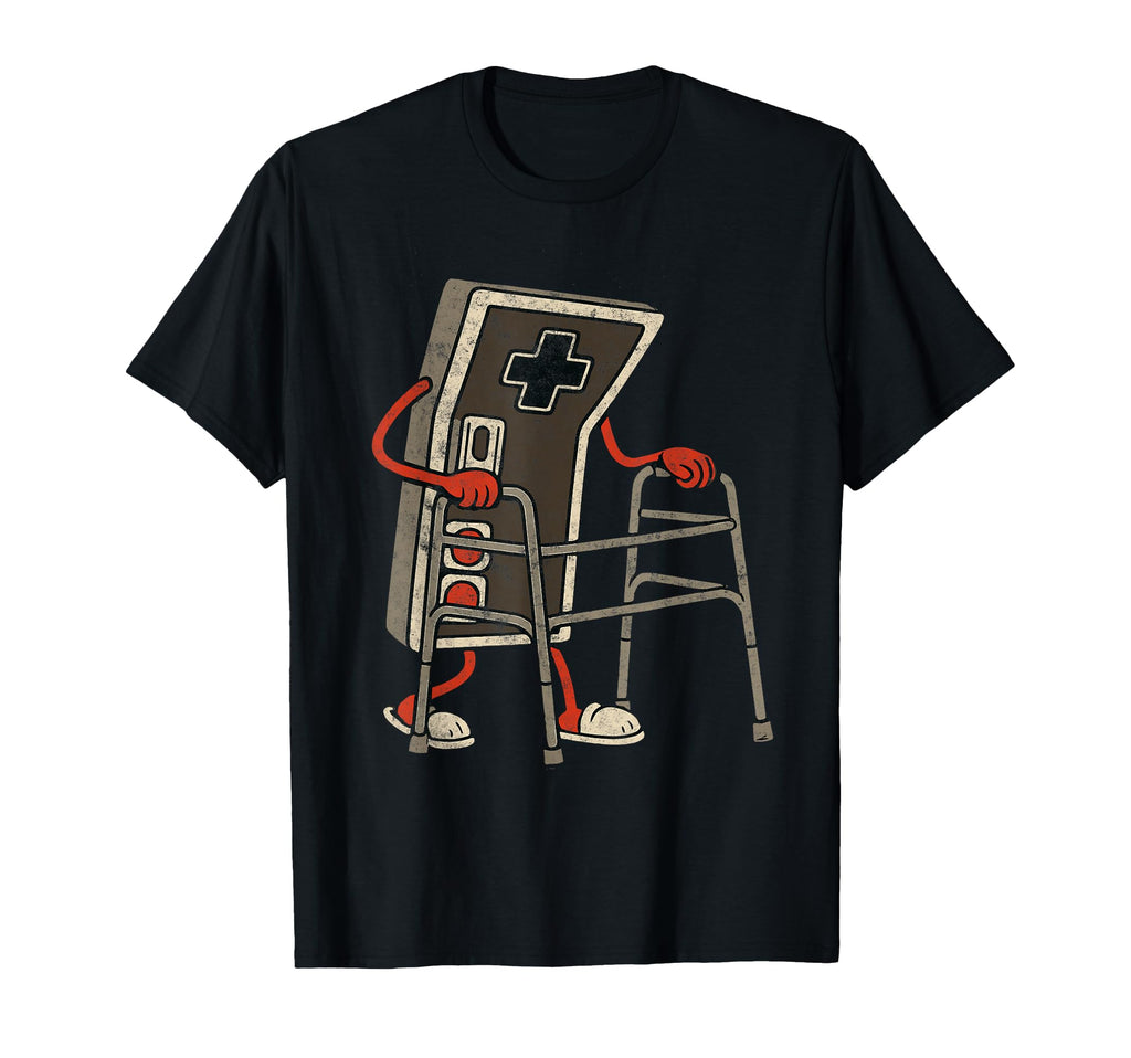 Video Game Controller Walker Funny T-Shirt - Custom Art Print for Adults - T-Shirt, Sweatshirt, Hoodie