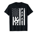 Soccer Papa Fathers Day American T-Shirt - Casual Everyday Wear Men Women - T-Shirt, Sweatshirt, Hoodie