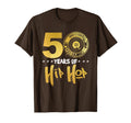 50 Years Hip Hop Vinyl 50Th T-Shirt - Fun Novelty Design Men Women - T-Shirt, Sweatshirt, Hoodie