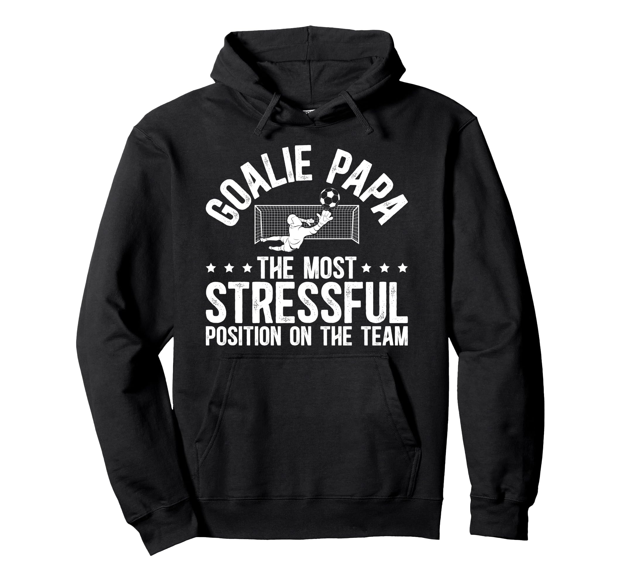 Soccer Goalie Papa Definition Soccer Hoodie - Trendy Graphic Unisex - T-Shirt, Sweatshirt, Hoodie