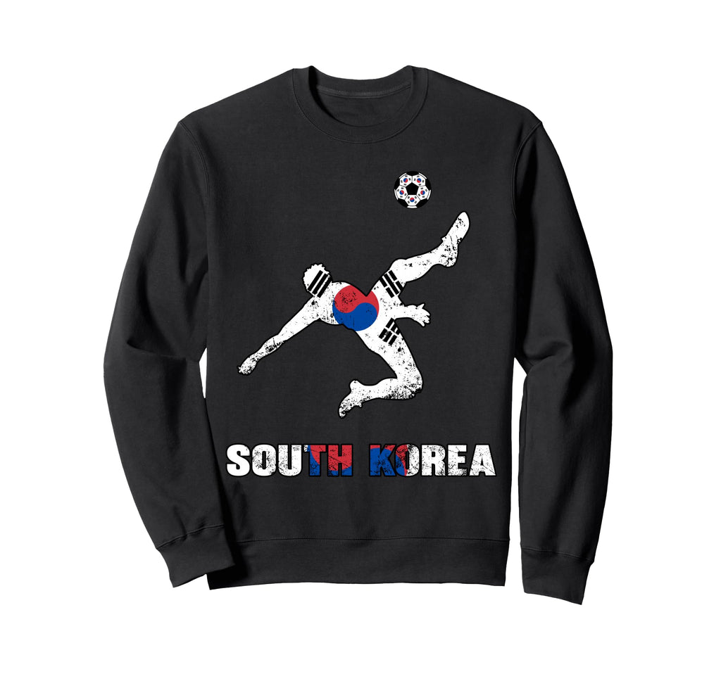 South Korea Football Soccer Sweatshirt - Fun Novelty Design for Adults - T-Shirt, Sweatshirt, Hoodie