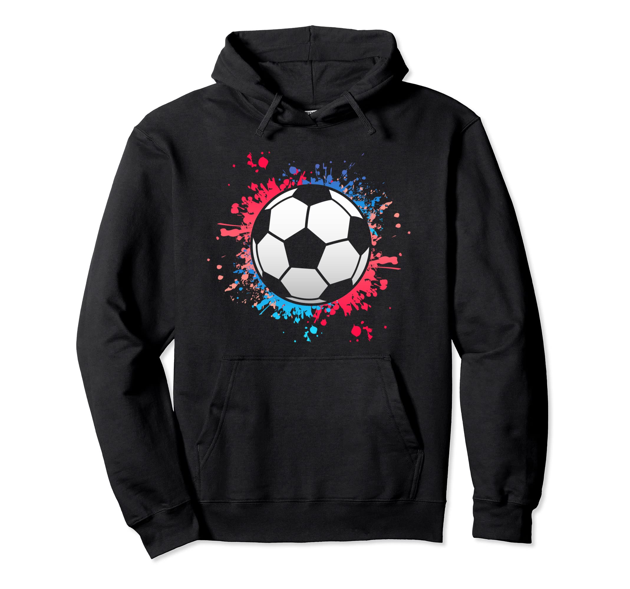 Paint Soccer Ball Kick Goal Sport Field Hoodie - Minimalist Print Unisex - T-Shirt, Sweatshirt, Hoodie