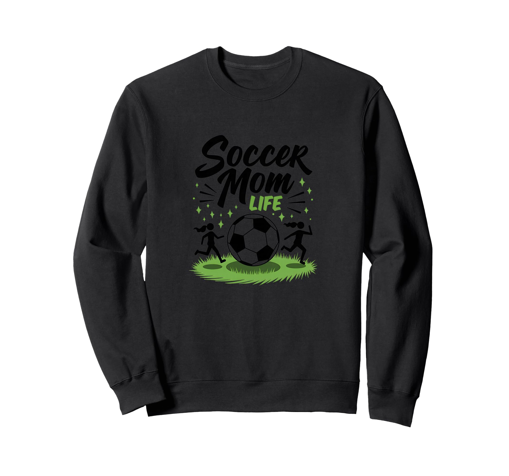 Soccer Mom Life Proud Parent Team Sweatshirt - Custom Art Print for Adults - T-Shirt, Sweatshirt, Hoodie