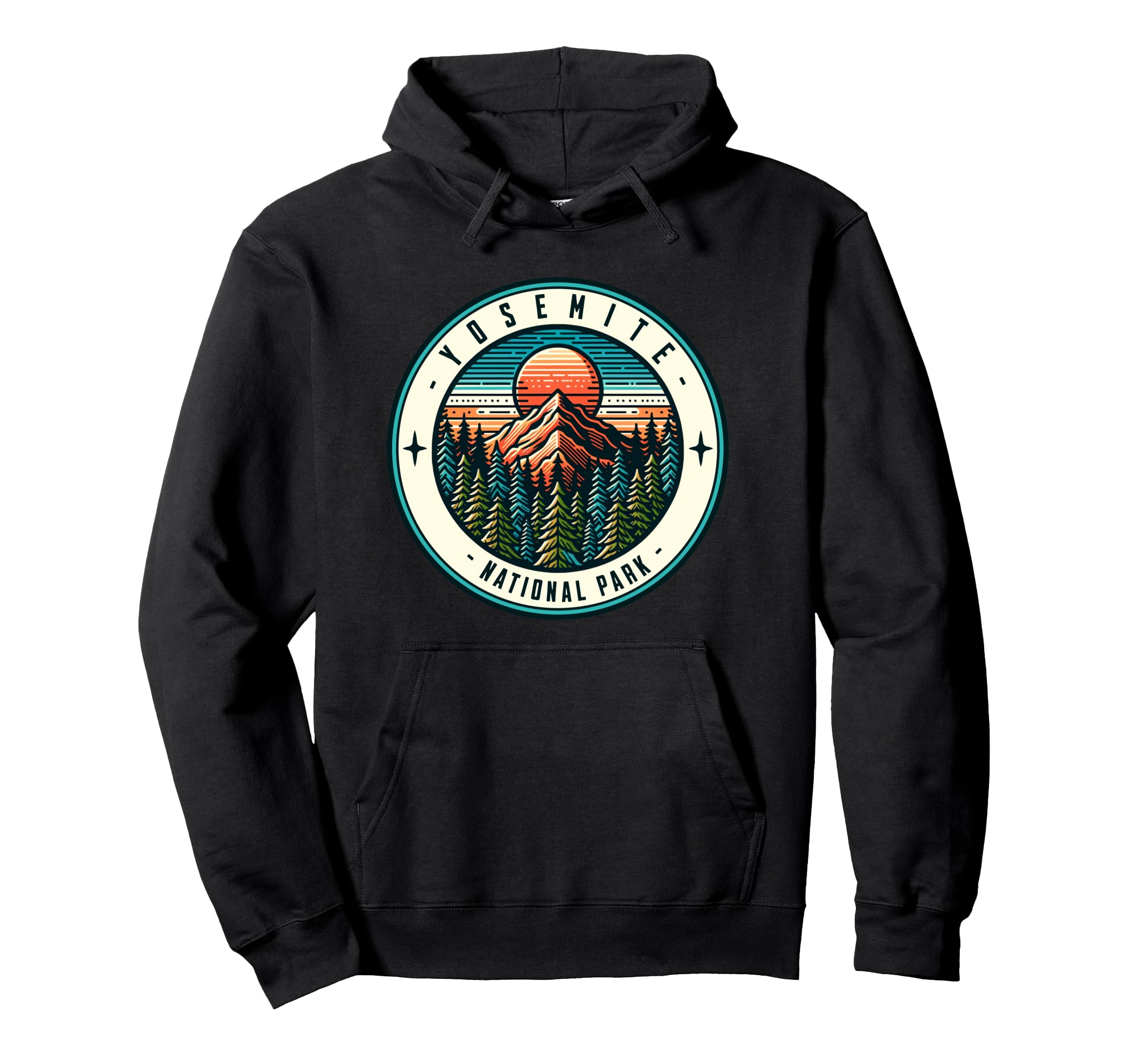 National Park Yosemite California Hoodie - Trendy Graphic for Adults - T-Shirt, Sweatshirt, Hoodie