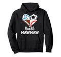 Ball Mawmaw Soccer Football Baseball Hoodie - Minimalist Print for Adults - T-Shirt, Sweatshirt, Hoodie