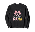 Soccer Mama Bow Soccer Mom Club Sweatshirt - Casual Everyday Wear Men Women - T-Shirt, Sweatshirt, Hoodie