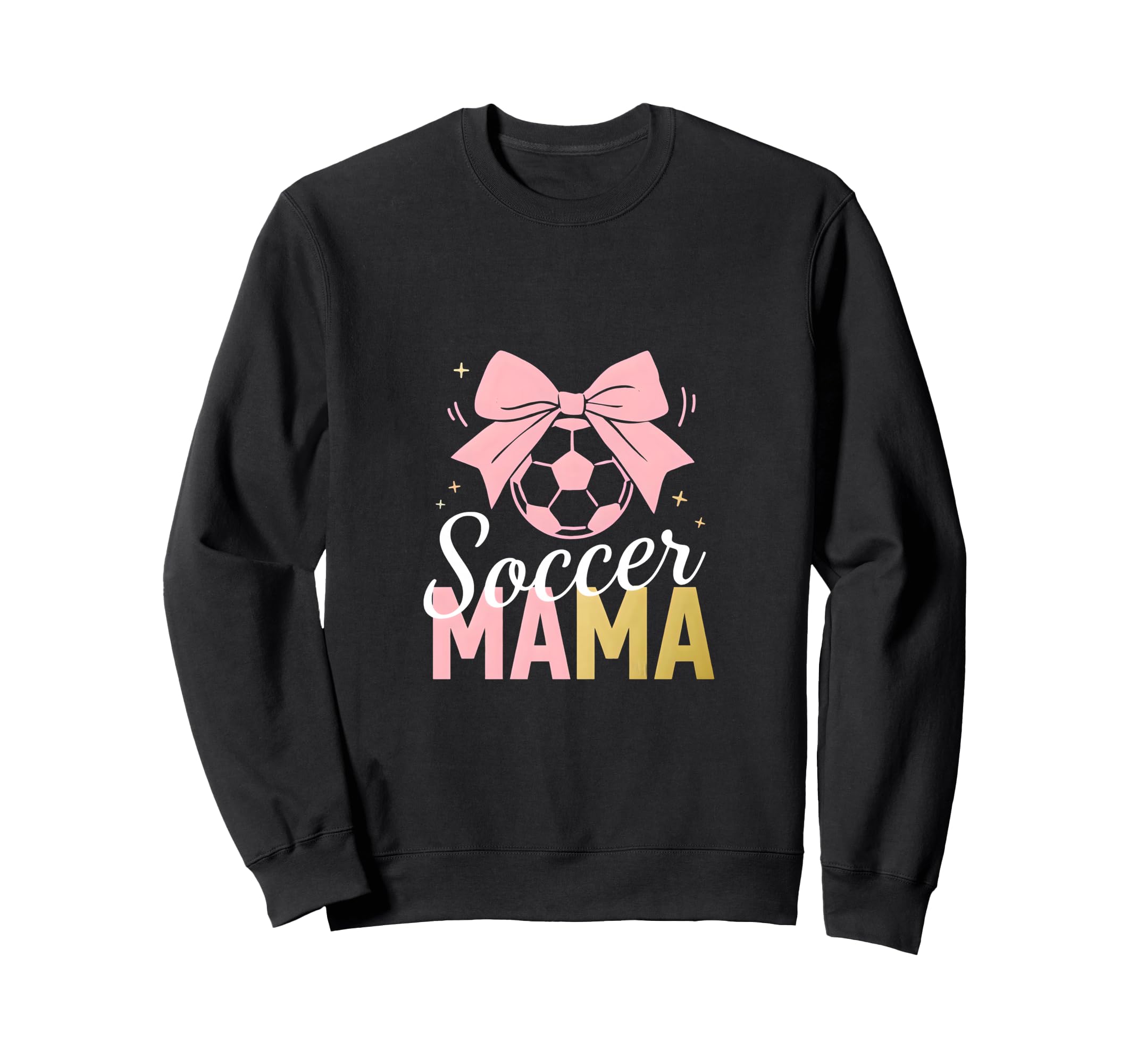 Soccer Mama Bow Soccer Mom Club Sweatshirt - Unique Graphic Men Women - T-Shirt, Sweatshirt, Hoodie