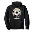 Ice Cream Drip Soccer Ball Soccer Hoodie - Casual Everyday Wear Men Women - T-Shirt, Sweatshirt, Hoodie