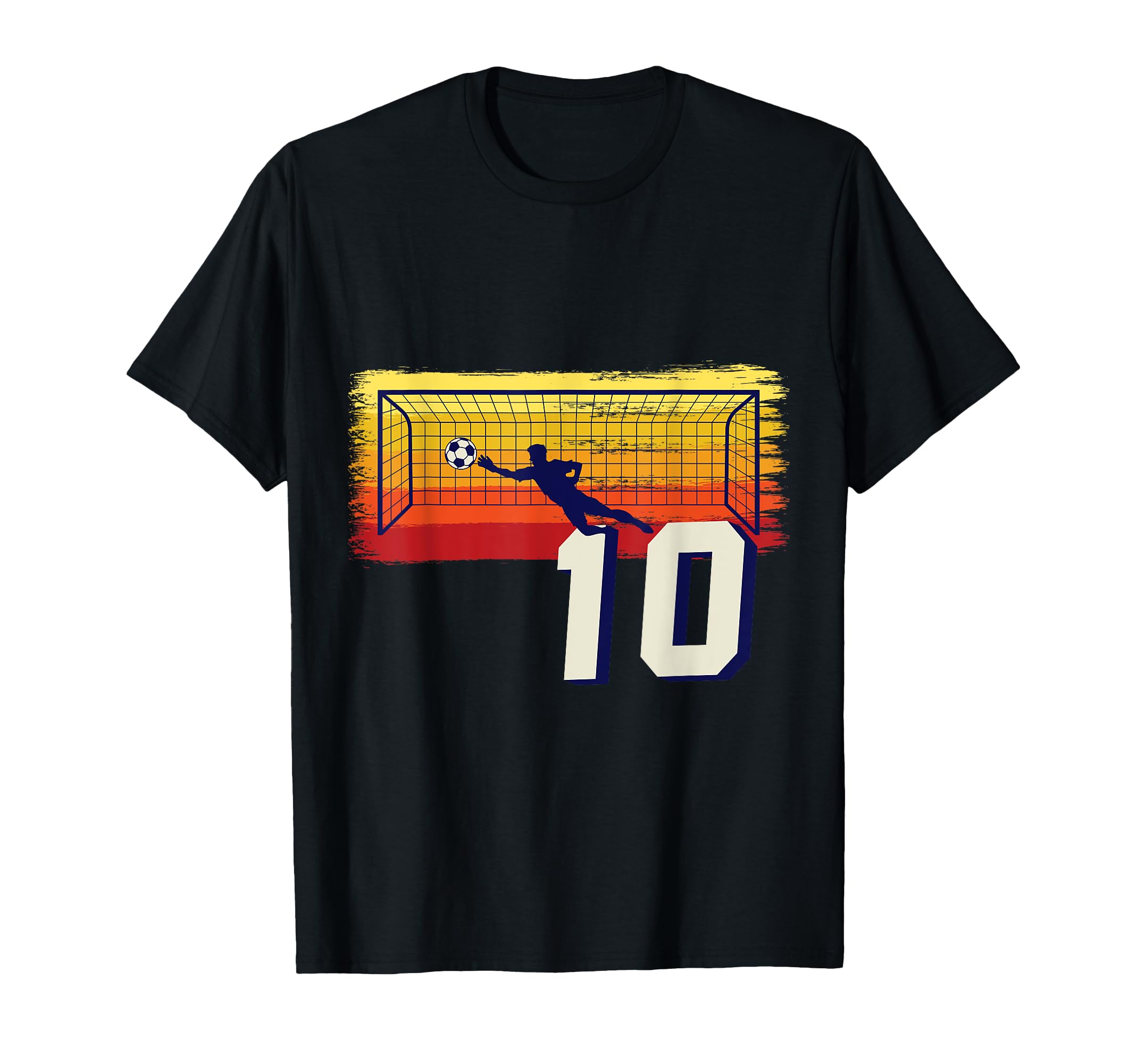 Football Goalkeeper 10Th Birthday T-Shirt - Streetwear Style Men Women - T-Shirt, Sweatshirt, Hoodie