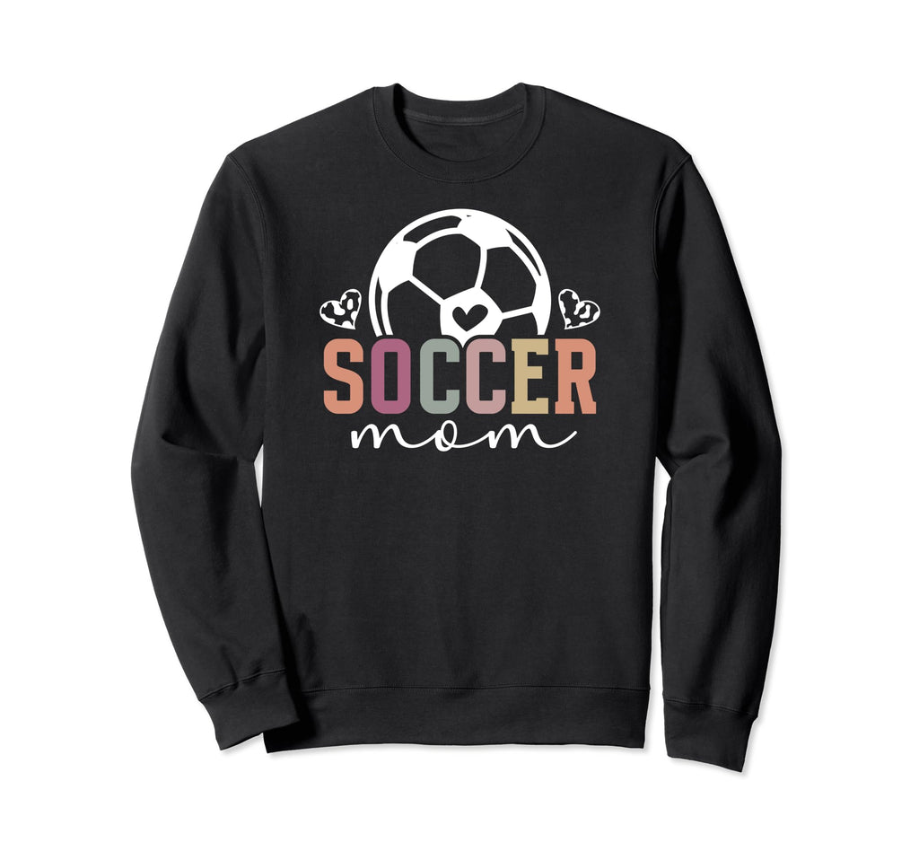 Soccer Mom Soccer Player Mama Boho Sweatshirt - Minimalist Print Men Women - T-Shirt, Sweatshirt, Hoodie