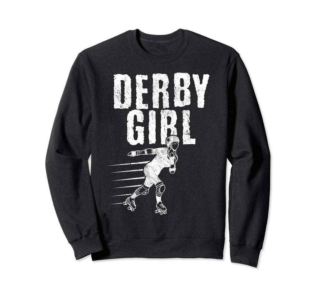Roller Derby Skate Roller Sweatshirt - Aesthetic Graphic Men Women - T-Shirt, Sweatshirt, Hoodie