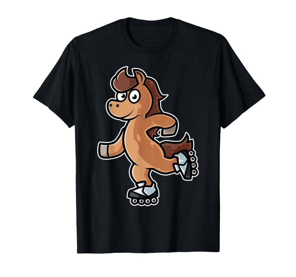 Horse Roller Skate T-Shirt - Streetwear Style for Adults - T-Shirt, Sweatshirt, Hoodie