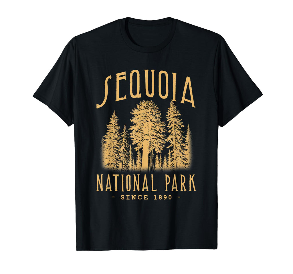 Sequoia National Park California Camping T-Shirt - Novelty Apparel Unisex - T-Shirt, Sweatshirt, Hoodie