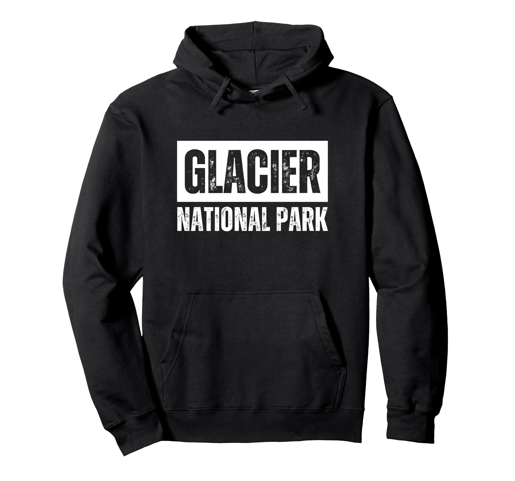 Glacier National Park Souvenirs Hoodie - Fun Novelty Design for Adults - T-Shirt, Sweatshirt, Hoodie