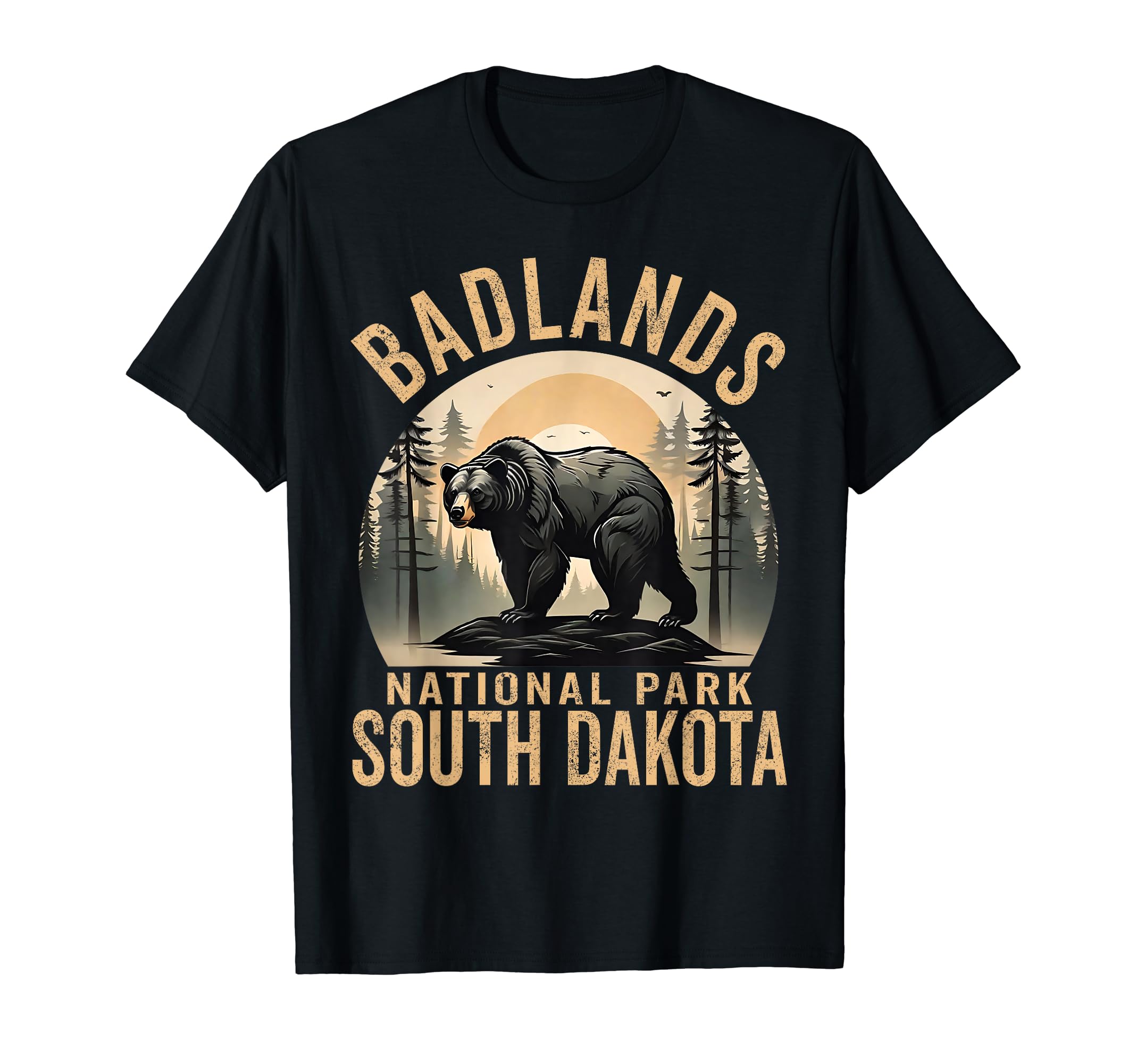 Badlands National Park South Dakota Mom T-Shirt - Minimalist Print Unisex - T-Shirt, Sweatshirt, Hoodie