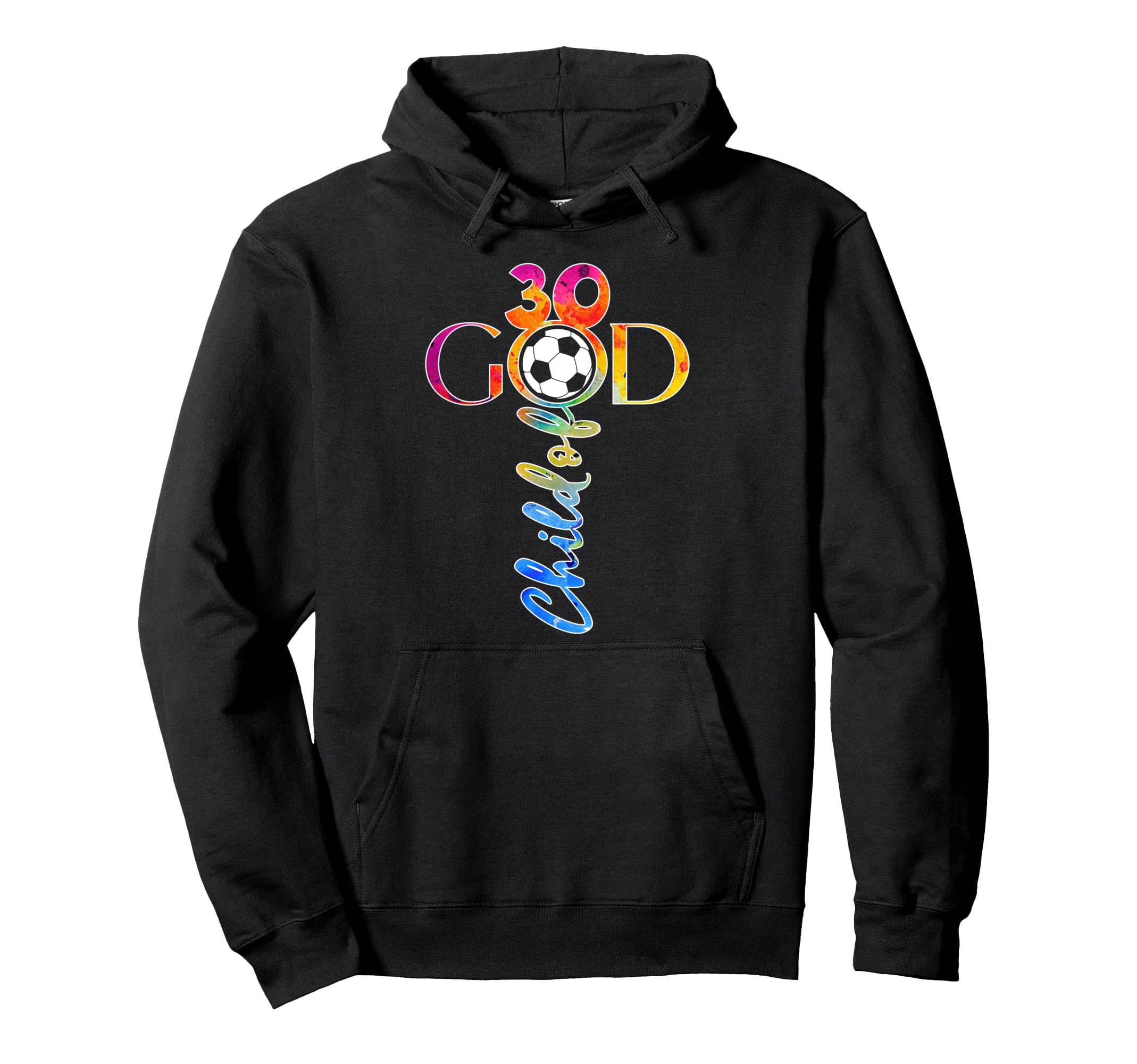 Jesus 30 Years Child God Soccer 30Th Hoodie - Trendy Graphic Men Women - T-Shirt, Sweatshirt, Hoodie